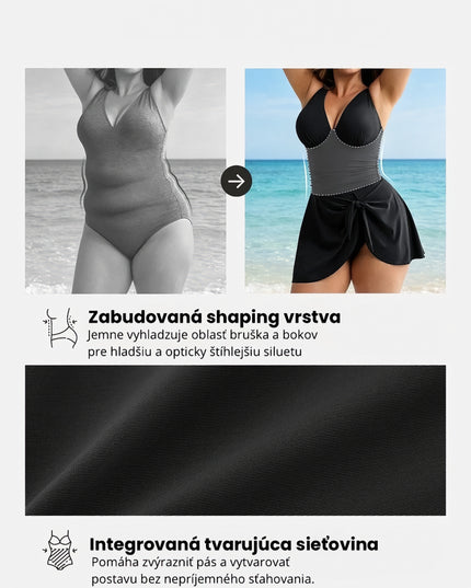 Novelia™ Swim Sculpt tvarujúce plavky s integrovanou sukňou