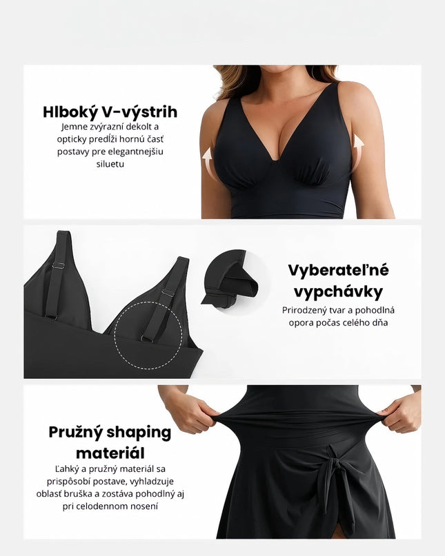Novelia™ Swim Sculpt tvarujúce plavky s integrovanou sukňou
