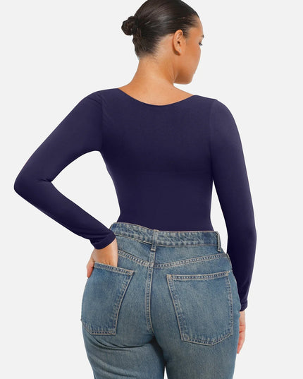 Novelia™ Sculpt – tvarujúce body s dlhým rukávom a tanga strihom