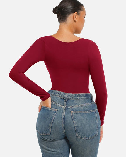 Novelia™ Sculpt – tvarujúce body s dlhým rukávom a tanga strihom