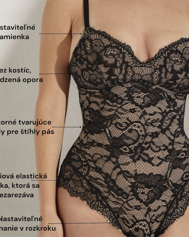 Novelia™ Prémiové Čipkované Tvarujúce Body