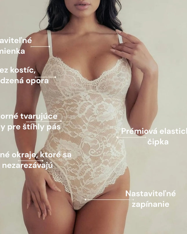 Novelia™ Prémiové Čipkované Tvarujúce Body
