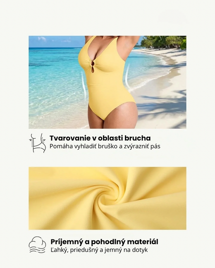 Novelia™ Swim Sculpt tvarujúce plavky s ring detailom