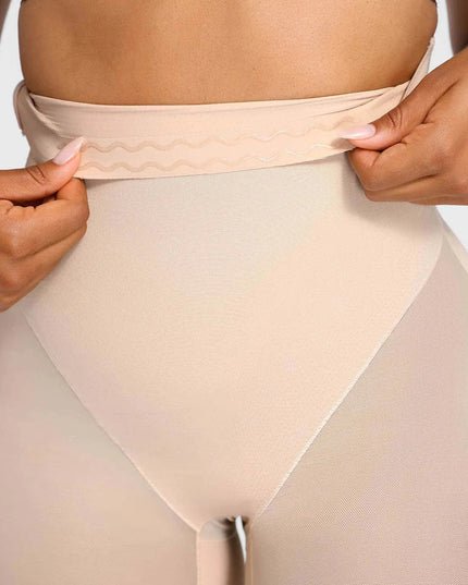 Novelia™ Vysokopásové Zoštíhľujúce Šortky – MeshSmooth