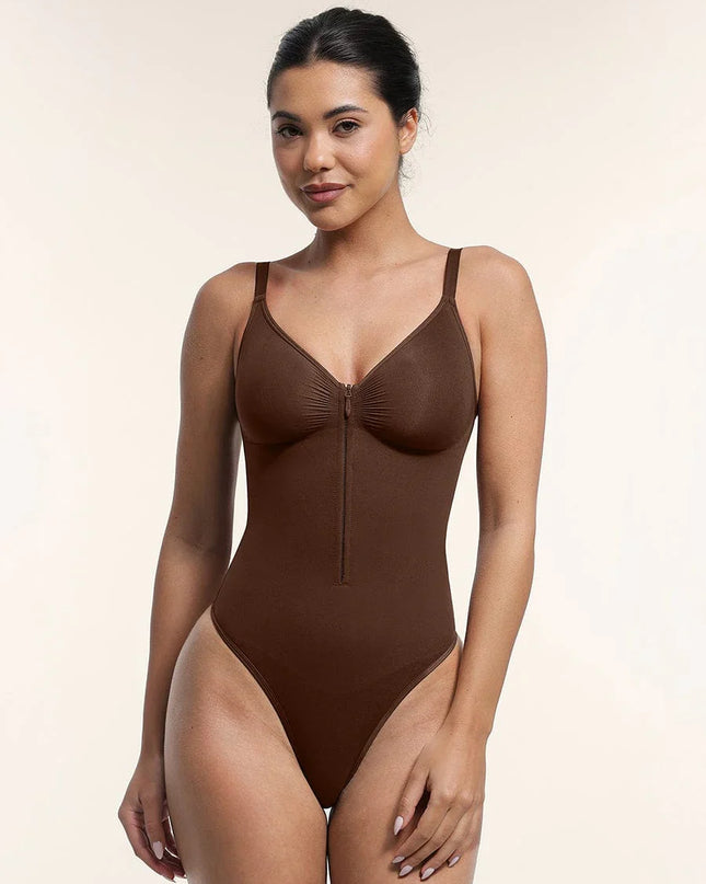 Novelia™ Sculpt – tvarujúce body so zipsom a tanga strihom