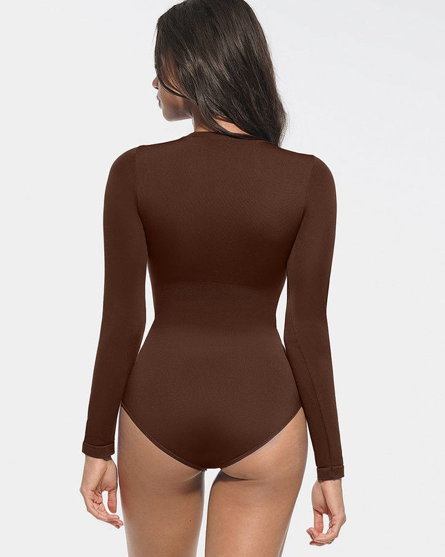 Novelia™ Sculpt – body s okrúhlym výstrihom a klasickým nohavičkovým strihom