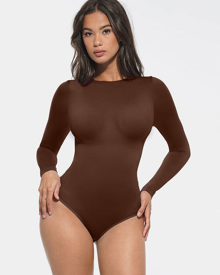 Novelia™ Sculpt – body s okrúhlym výstrihom a klasickým nohavičkovým strihom