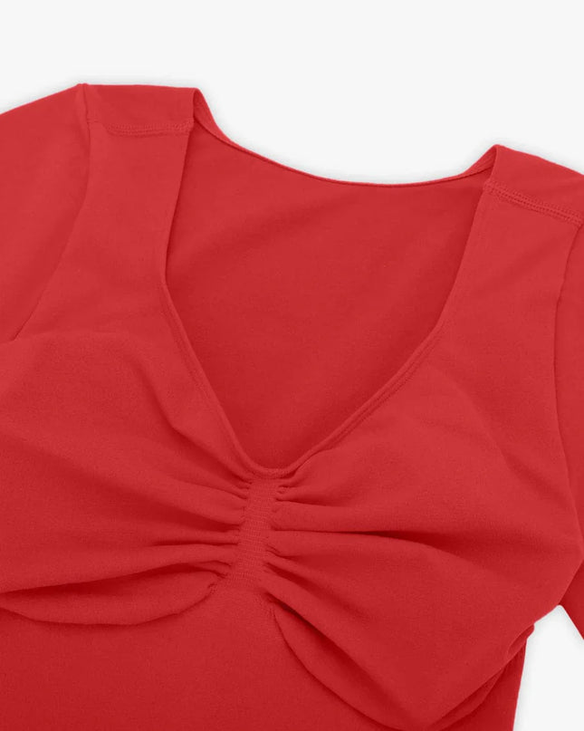 Novelia™ Sculpt – tvarujúce body s krátkym rukávom a tanga strihom