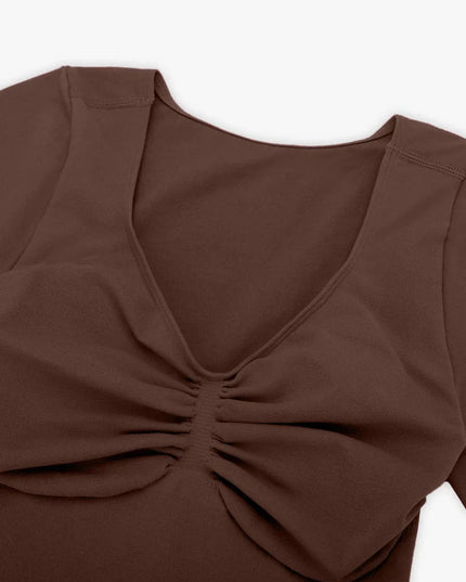 Novelia™ Sculpt – tvarujúce body s krátkym rukávom a tanga strihom