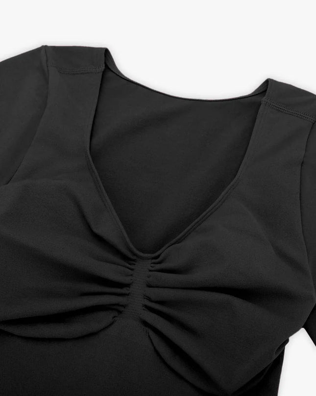 Novelia™ Sculpt – tvarujúce body s krátkym rukávom a tanga strihom