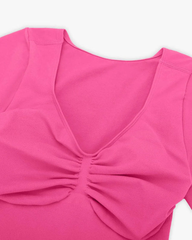 Novelia™ Sculpt – tvarujúce body s krátkym rukávom a tanga strihom
