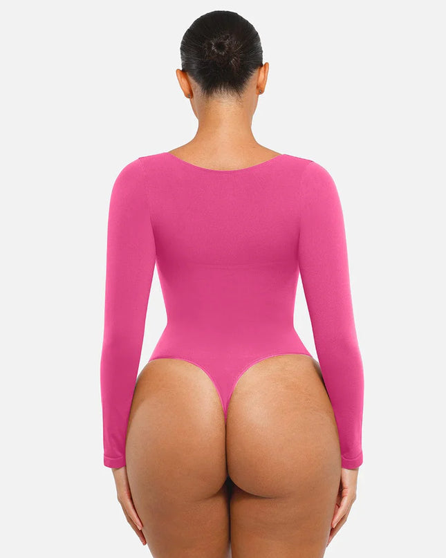 Novelia™ Sculpt – tvarujúce body s dlhým rukávom a tanga strihom