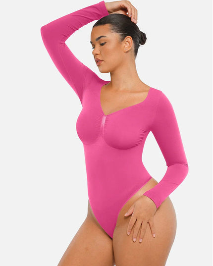 Novelia™ Sculpt – tvarujúce body s dlhým rukávom a tanga strihom