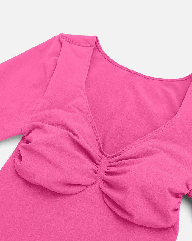 Novelia™ Sculpt – tvarujúce body s dlhým rukávom a tanga strihom