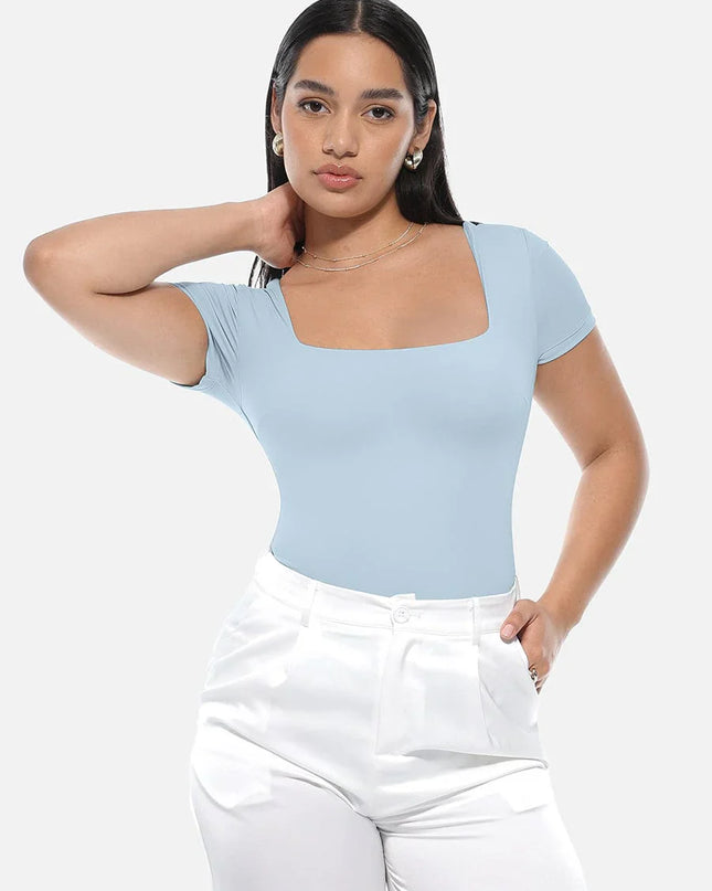 Novelia™ Sculpt – tvarujúce body so štvorcovým výstrihom a tanga strihom