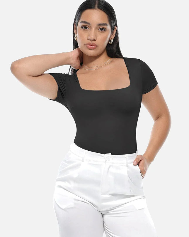 Novelia™ Sculpt – tvarujúce body so štvorcovým výstrihom a tanga strihom