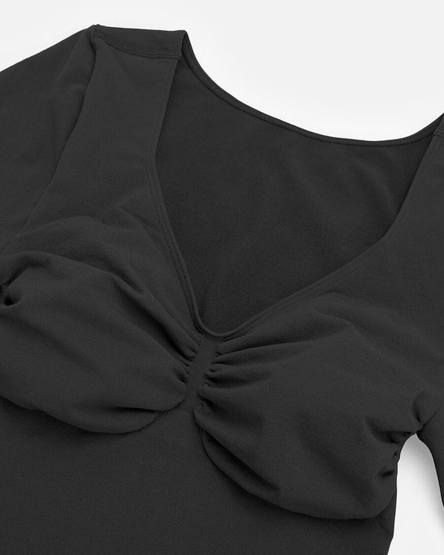 Novelia™ Sculpt – tvarujúce body s dlhým rukávom a tanga strihom