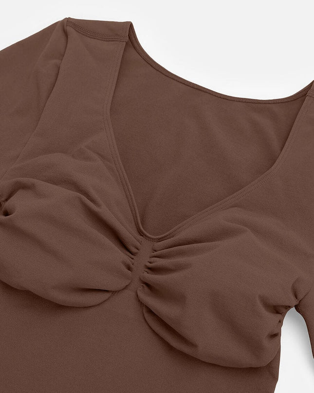 Novelia™ Sculpt – tvarujúce body s dlhým rukávom a tanga strihom