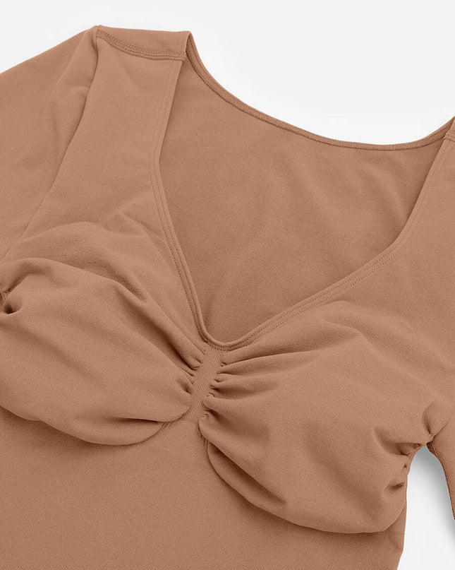 Novelia™ Sculpt – tvarujúce body s dlhým rukávom a tanga strihom
