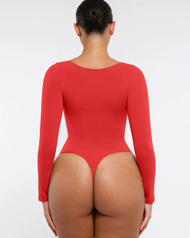 Novelia™ Sculpt – tvarujúce body s dlhým rukávom a tanga strihom