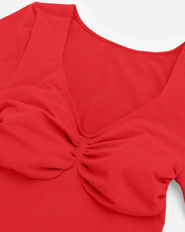 Novelia™ Sculpt – tvarujúce body s dlhým rukávom a tanga strihom